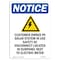 Signmission OSHA Notice Sign, 24" H, Aluminum, Customer Owned PV Sign With Symbol, Portrait, 1824-V-10868 OS-NS-A-1824-V-10868 - alternate 1